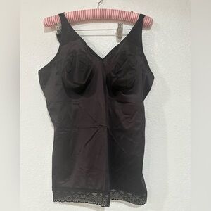 Ruby Ribbon Pin-up Cami in Black Size 50